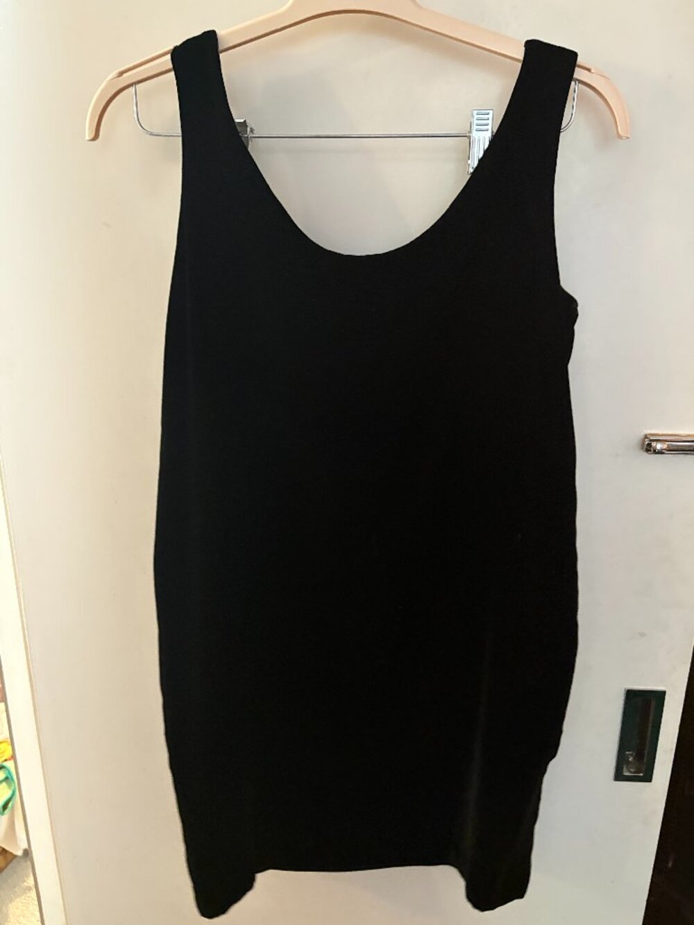 Vintage Street Culture Black Velvet Mini Dress Size M